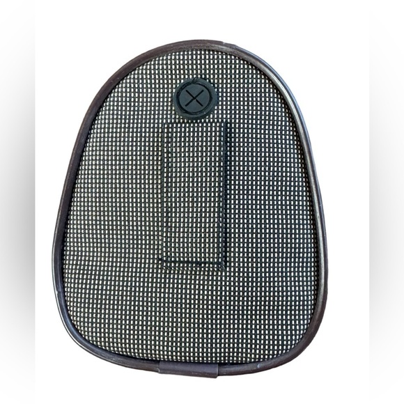 EMIRATES Brown Nylon Small Travel Pouch Accessory Case Bag - Picture 3 of 7